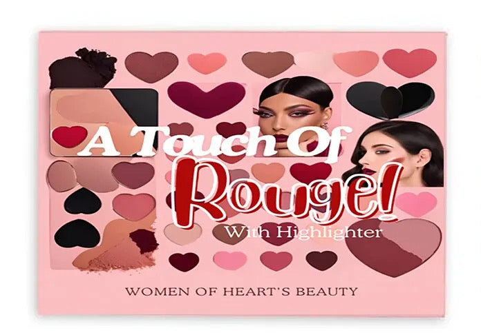 A Touch Of Rouge w/Highlighter Blush & Highlighter Palette image 0