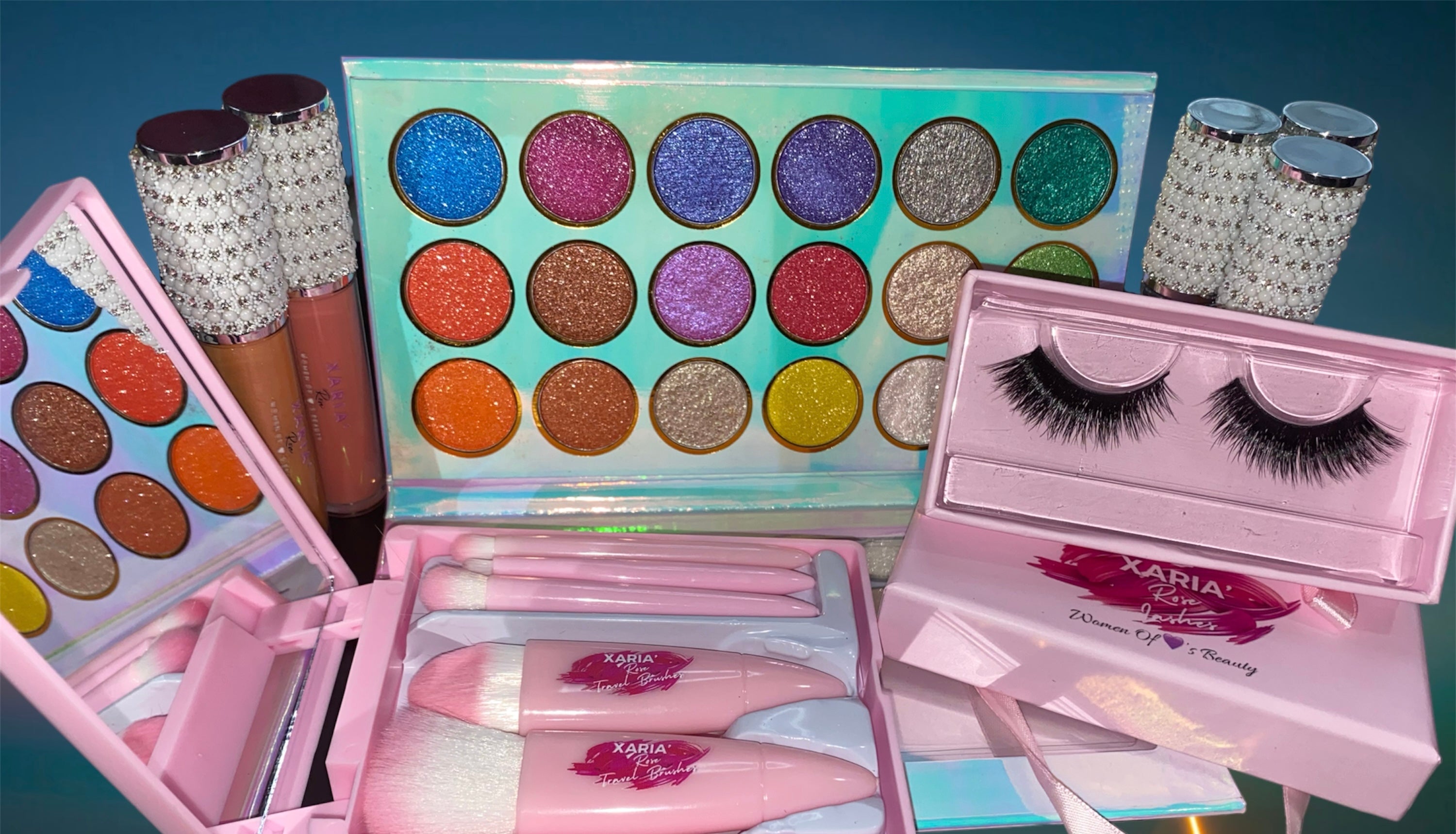 Xaria’ Rose All Shimmers Eyeshadow Palette  image 1