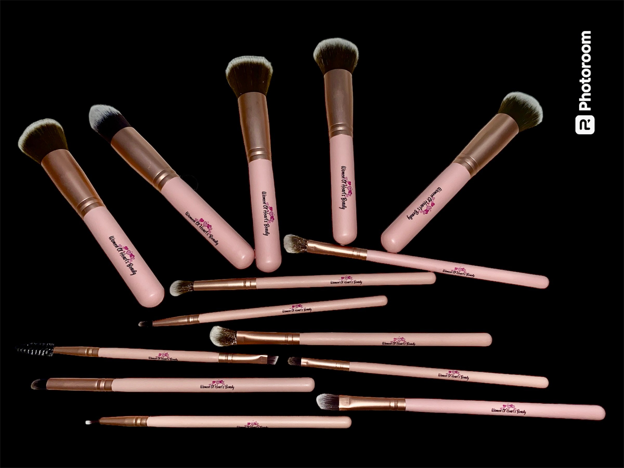 "Pink Me" Makeup Brush Set (14) image 1
