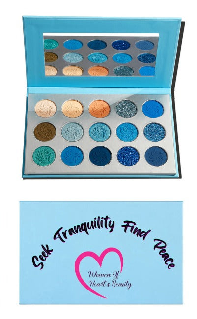 "Seek Tranquility Find Peace" Eyeshadow Palette image 1