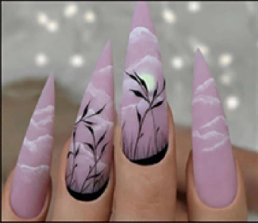 "Lilac Beach" Press On Nails image 0
