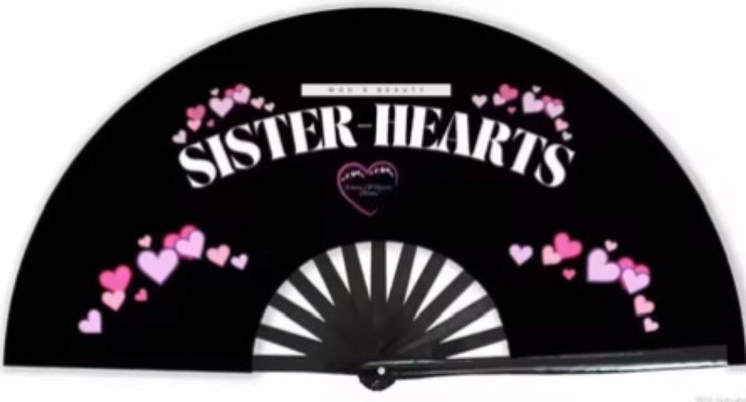 Sister-Heart Large Hand Fans image 0
