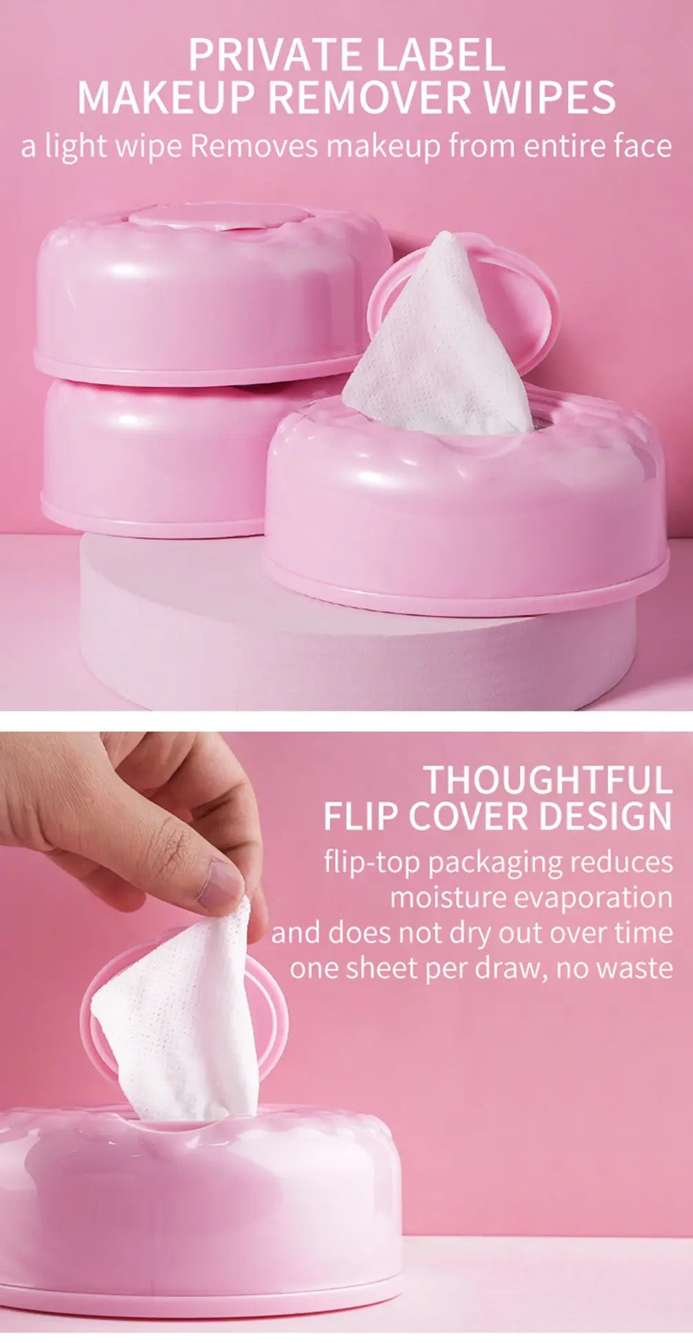 Small Compact Makeup Wipes image 4