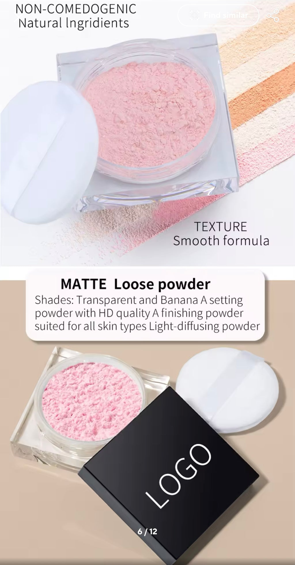 Pink “Air like” Setting Powder image 2