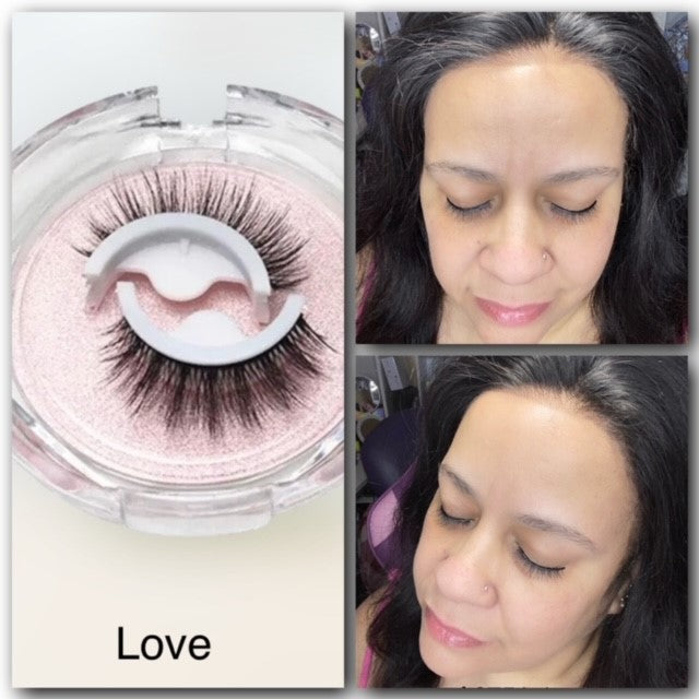 "Love" Self Adhesive Lashes image 0