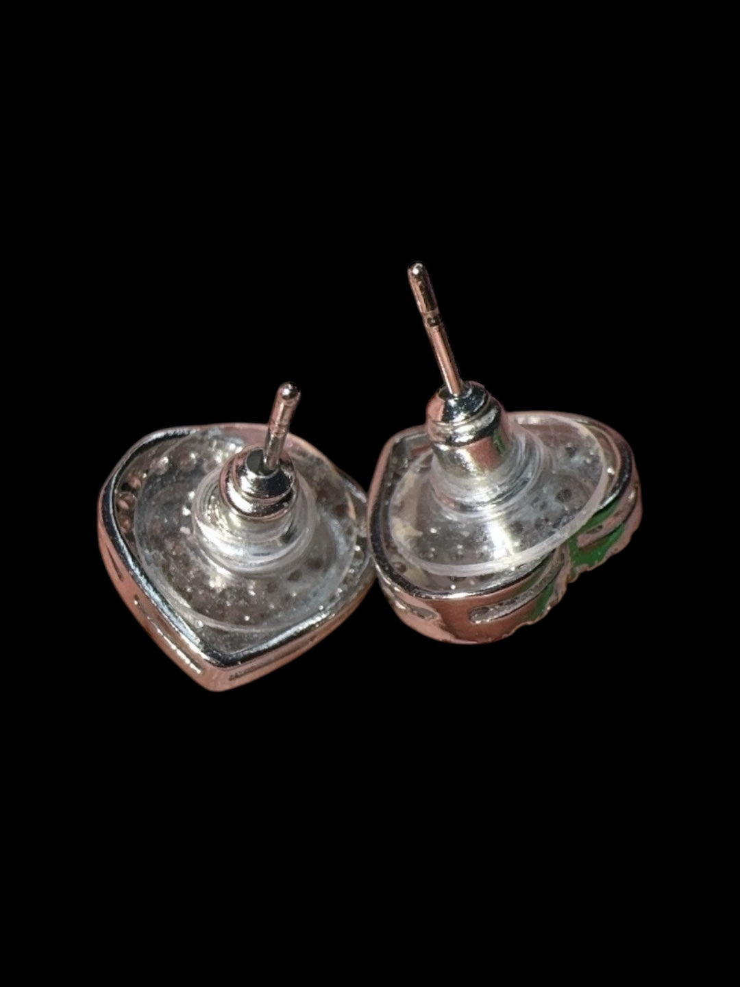 Loving Heart Zirconia Stud Earrings  image 2